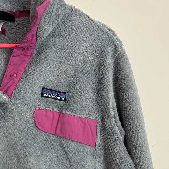 Patagonia Snap-T Grey Fleece Pullover Size Large - Picture 2 of 6